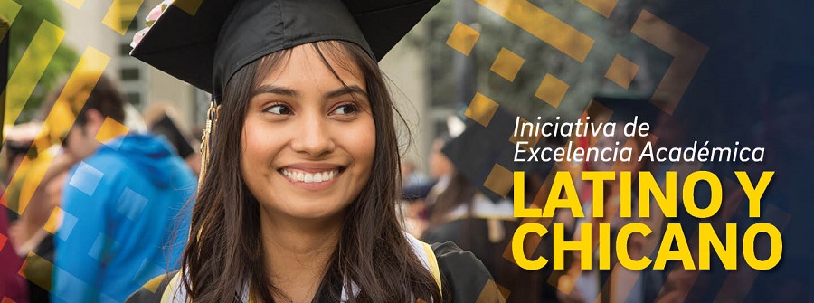 2 of 7, A latina graduate smiles in her cap and gown.