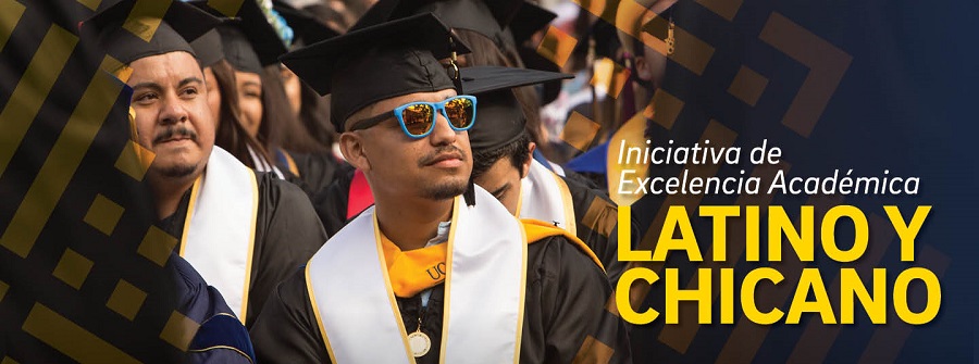 3 of 7, A group of latino graduates sits for their ceremony.